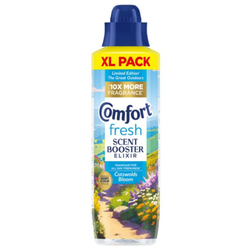 Парфюмированный эликсир для стирки Comfort Fresh Cotswolds Bloom Scent Booster Elixir, 828 мл